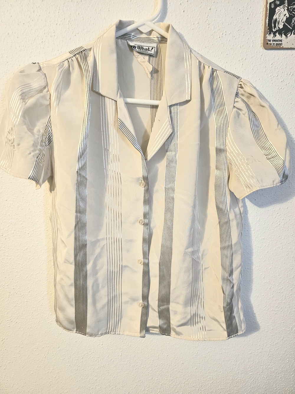 So What! of California Vintage Striped Blouse